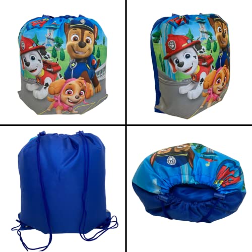 Paw Patrol Kids Soft Lightweight 2 Piece Sleeping/Slumber Bag and Sling Bag Set, 46"(L) X 26"(W), (Official Licensed Paw Patrol Product) by Franco