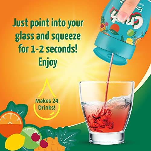 Crush, Summer Variety, Liquid Water Enhancer – New, Better Taste! (4 Bottles, Makes 96 Flavored Water Drinks) – Sugar Free, Zero Calorie
