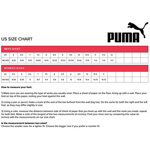 PUMA Mens Rebound Layup Sneaker, PUMA Mens black-PUMA Mens white, 10.5