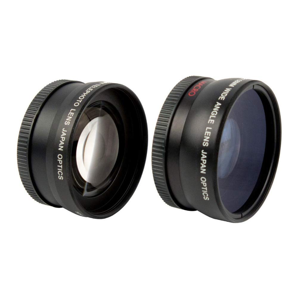 Canon T7 EOS Rebel DSLR Camera with EF-S 18-55mm and EF 75-300mm Lenses Kit and Two 32GB Cards Pack with Accessory Bundle