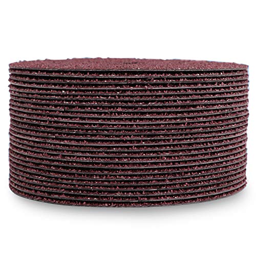 BHA Aluminum Oxide Resin Fiber Sanding and Grinding Discs, 5” x 7/8”, 24 Grit - 25 Pack