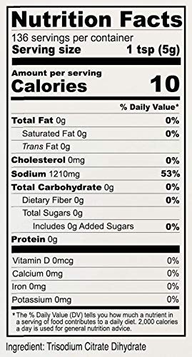 Anthony's Premium Sodium Citrate, 1.5 lb, Non GMO, Food Grade, Emulsifier