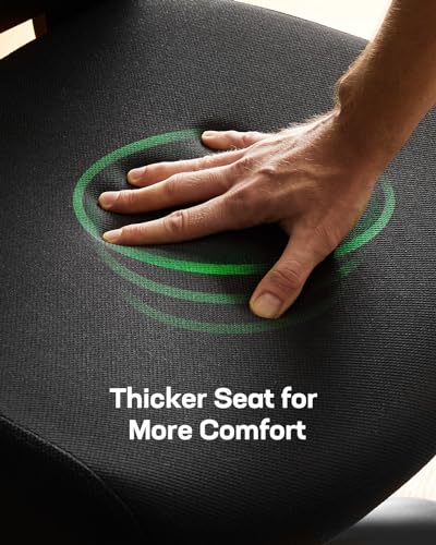 Marsail Office Chair Ergonomic-Desk Chair: Mesh Back Home Office Chair with Adjustable Lumbar Support, Computer Desk Chair with Flip-up Armrests Swivel Home Office Task Chair(Black)