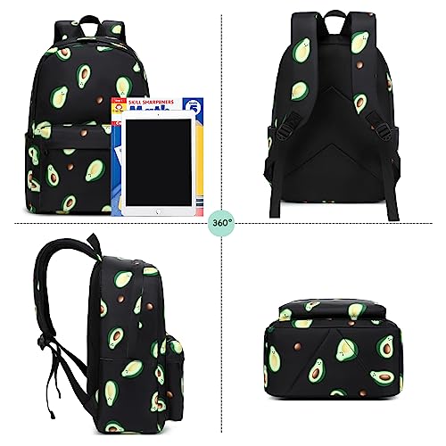 Fuyicat Panda School Backpack for Girls, Kids Teens Elementary Middle School Bag Women College Bookbag Laptop Backpacks