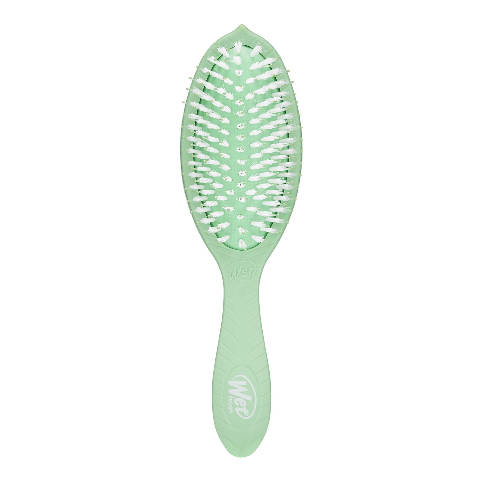 Wet Brush Go Green Tea Tree Oil Infused Detangling Hair Brush - Pain-Free Ultra-Soft Detangler Bristles Glide Through Tangles with Ease - Protects Against Split Ends