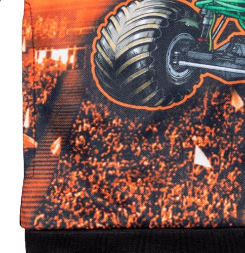 Monster Jam Maximum Destruction El Toro Loco Grave Digger Toddler Boys Fleece Pullover Hoodie Orange 2T