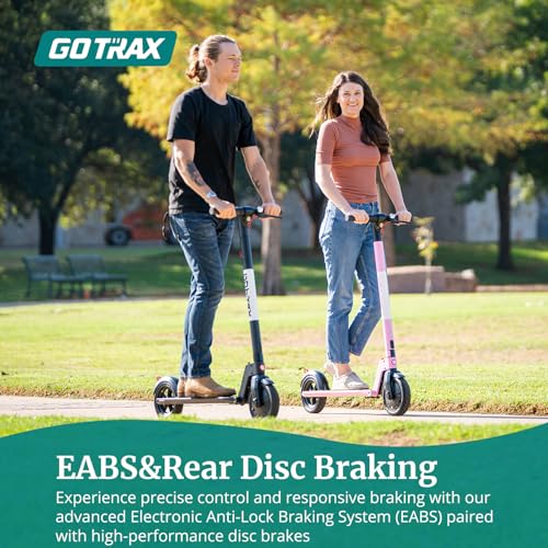 Gotrax GXL V2 Electric Scooter for Adult, 8.5" Solid Tire Max 12 Mile 15.5Mph Speed Powered By 250W Motor, Foldable Commuting E Scooter for Adult Pink