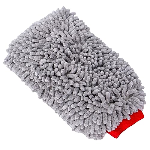 MOTHERS 968801 Premium Chenille Car Wash Mitt - Scratch & Lint Free