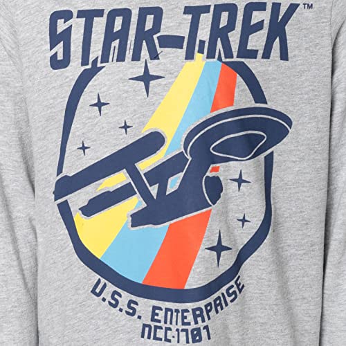 Star Trek Big Boys 2 Pack T-Shirts Black/Gray 14-16