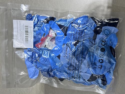 HILAVO Blue Balloon Garland Arch Kit 12 Inch 90 Pcs Metallic Chrome Pearl Baby Light Dark Royal Blue Latex Balloons for Winter Wonderland Baby Shower Birthday Wedding Ocean Party Decor