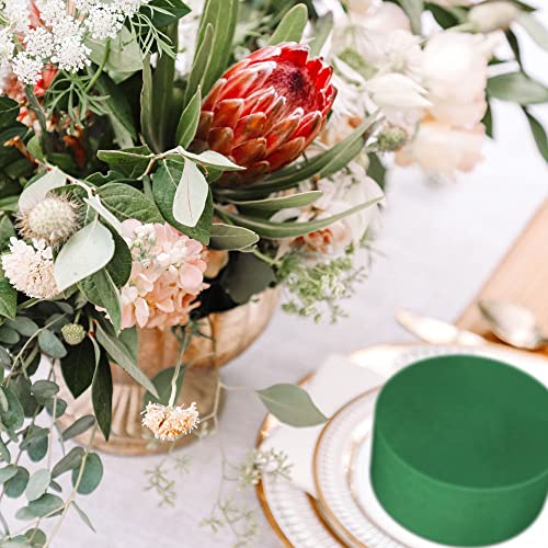 6 Packs Round Floral Foam Blocks,3'' Large Dry Floral Foam for Artificial Flowers,Flower Foam Blocks for Wedding Aisle Flowers Party Decoration