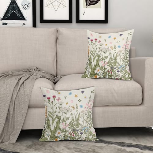Sivirary Black Grey Gray African Print Pillow Covers 16x16 Inch Set of 2, Ethnic Style Boho Decorative Throw Pillow Cases Modern Cushion Covers Bohemian Decoration Gift Farmhouse Sofa Couch Bed Decor
