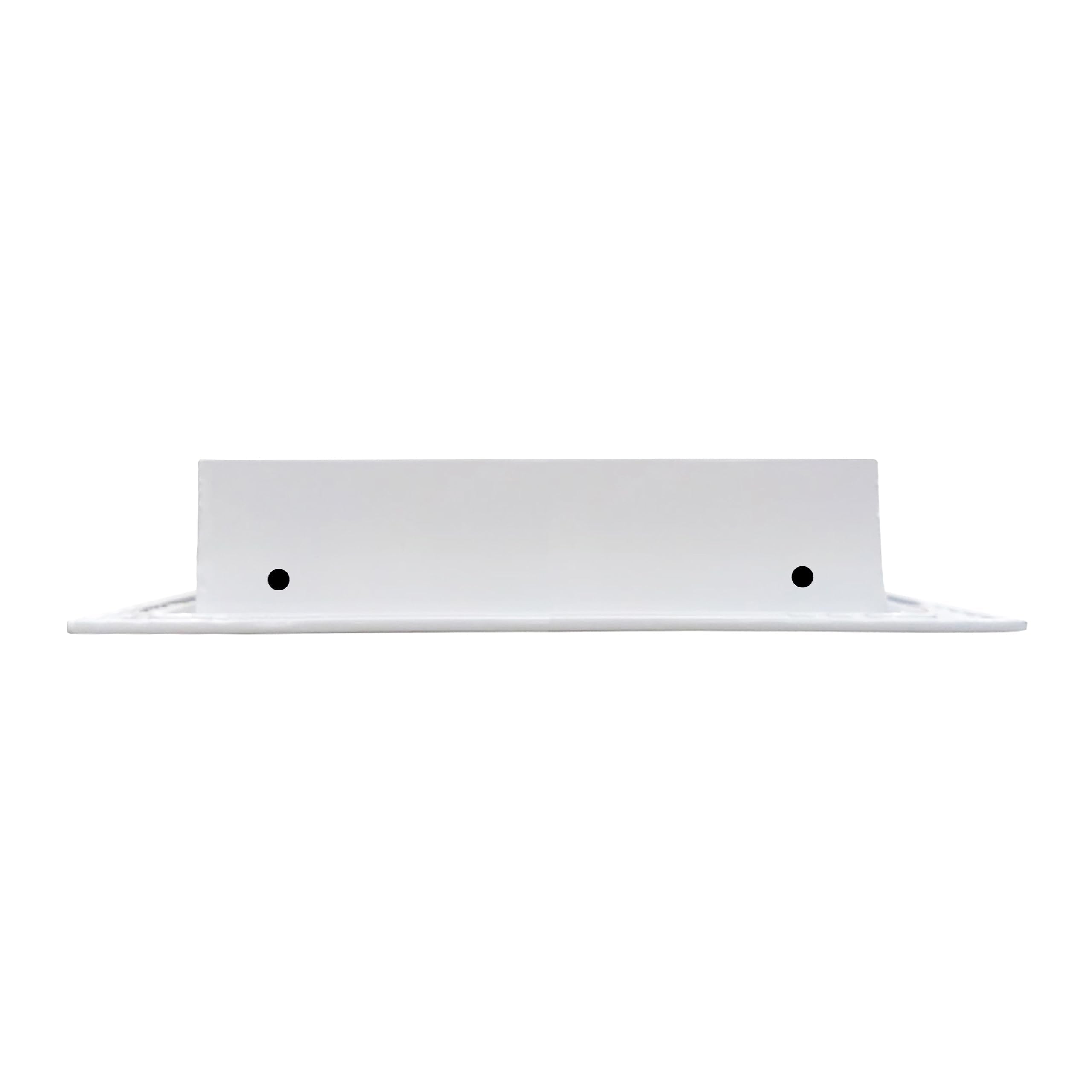 BUILDMART - 12x8 White Modern AC Vent Cover - Decorative Air Vent - Standard Linear Slot Diffuser - Register Grille for Ceiling, Walls & Floors - Texas Buildmart