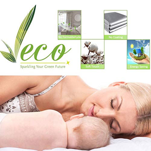 NICETOWN High-End Thermal Curtains, Full Blackout Curtains 90 Inches Long for Dining Room, Soundproof Window Treatment Drapes for Hall Room, Black, 46" Wide Per Panel, Set of 2 Panels