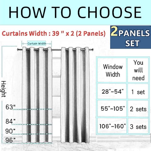 MYRU 1 Pair Semi-Blackout Gold Curtains for Living Room Bedroom Grommet Top Golden Curtains for Windows (Shiny Gold, 2 x 39 x 84 Inch)