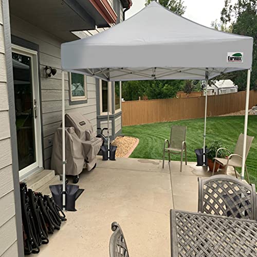 Eurmax USA Sandbag Tent Weights Bags, for Patio Umbrella Base,Outdoor Canopy,4-Pack(Black)