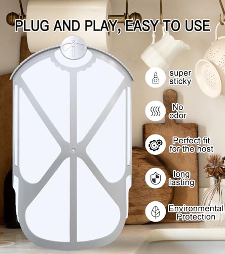 Refill Cartridges Compatible with ZEVO Flying Insect Trap Refill for Plug in M364 M364A and Max, 8 Count