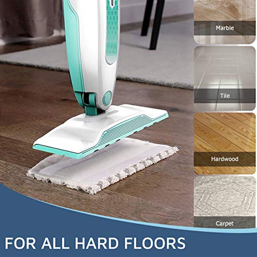 F Flammi Microfiber Mop Replacement Pads Compatible with Shark Steam Mop S1000 S1000A S1000C S1000WM S1001C S2001 (4 Pack)