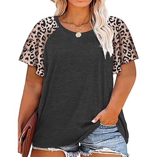 HDLTE Womens Plus Size Tops Floral Bell Sleeves Blouses Summer Crewneck Tunic Loose Casual T Shirts Yellow Cream