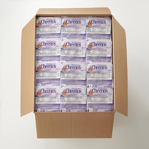 Multigrain Cheerios Cereal Single Serve Bowl, Heart Healthy Breakfast Cereal, Gluten Free Cereal with Whole Grain Oats, 1 Oz, 96 Count