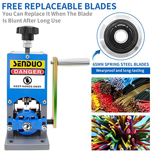 SENDUO Upgraded Replacement Wire Passing Wheel for Copper Wire Stripper Machine,Feeder Assembly Replacement Kit,Upgrade And Improve Wire Stripping Machine (Not the Spindle)