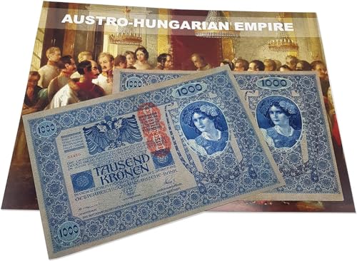 World Paper Money: 10 Languages Banknote Issued by the Austro-Hungarian Empire 1902 - Elevate Your Foreign Currency Collection with Old Banknotes and complete your Album. Certificate of Authenticity