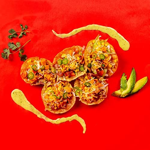 Mr. Tortilla Low Carb Keto Soft Taco Shells, Vegan Healthy Snacks & Bread Alternative, 1 Net Carb 15 Calories, Delicious Small Batch Kosher Wraps - (Spicy 3 Chiles, 24 Count)