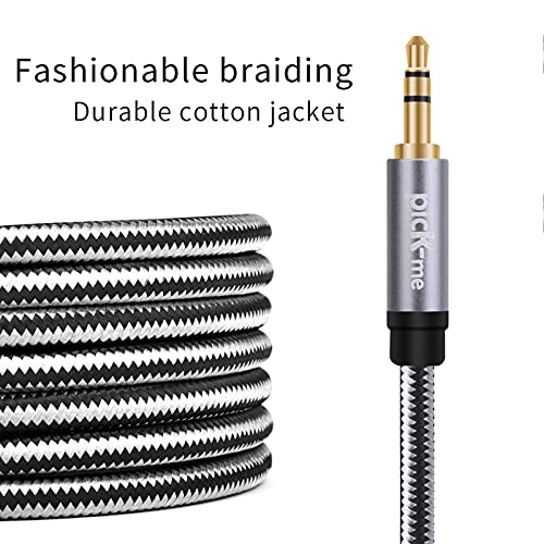 Oluote TRS 3.5mm Male to TRS 3.5mm Male Stereo Auxiliary Audio Cable, for Speaker, Car, Smartphone, MP3, Multi-Function Earphone, PC, Tablet (3M/9.84FT)