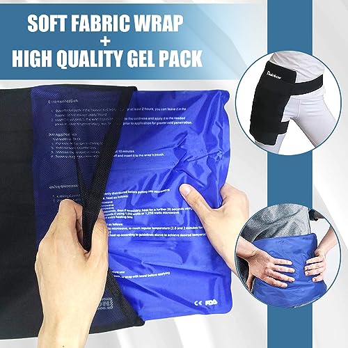 RAINBOW Gel Ice Packs for Injuries Reusable, Hot Cold Therapy Ice Pack Wrap Pain Relief for Bruises, Swelling, Sprains, Flexible Large Ice Pack for Knee, Hip, Back and Shoulder (11" x 14"-Pack of 1)