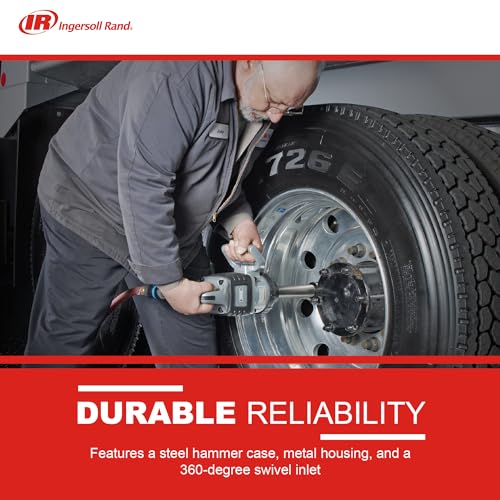 Ingersoll Rand 285B-6 1-Inch Cordless Pneumatic Impact Wrench with 6-Inch Extended Anvil and 2 Handles