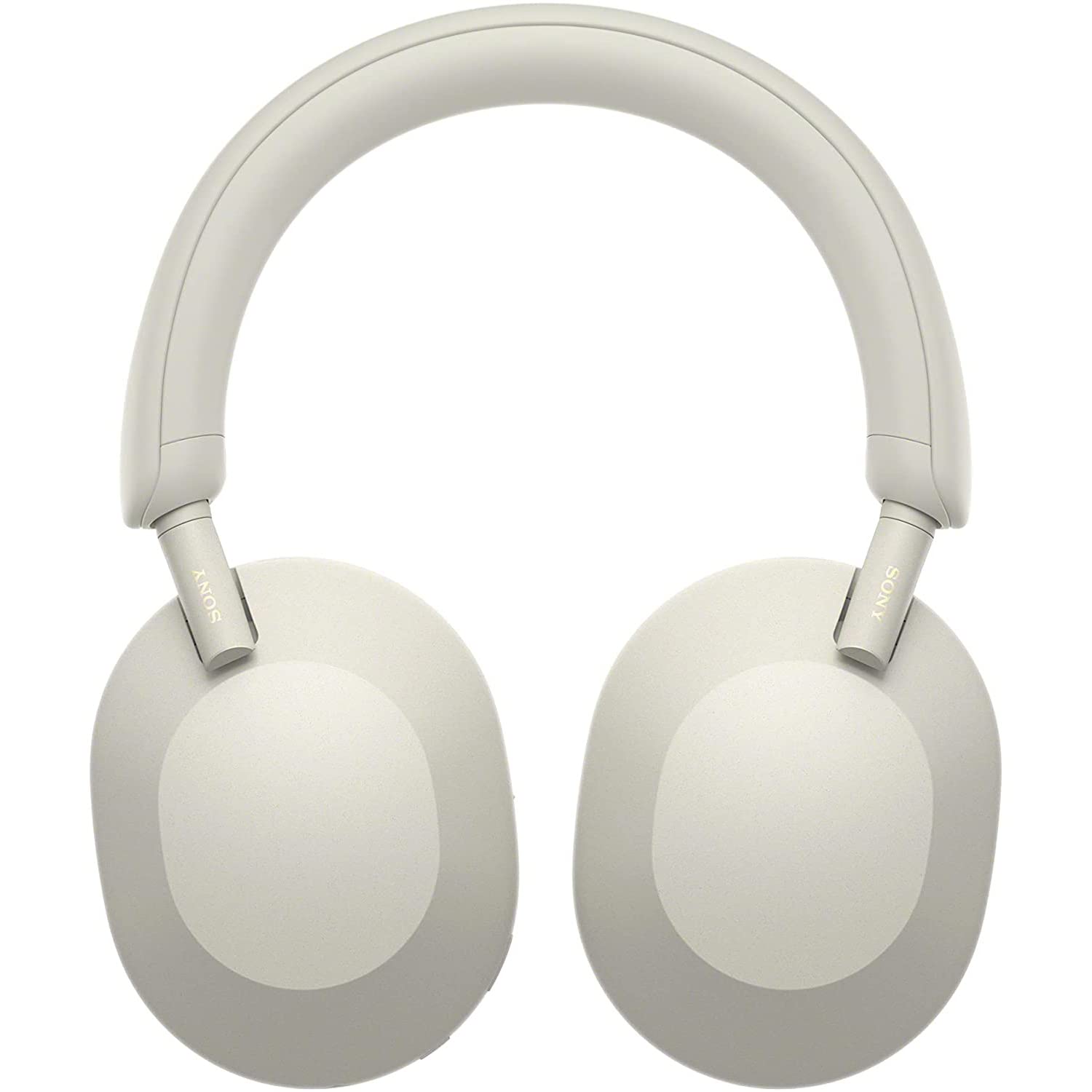 Sony WH-1000XM5 Wireless Industry Leading Noise Canceling Headphones, Silver Bundle with Deco Gear Wood Headphone Display Stand and Protective Travel Carry Case