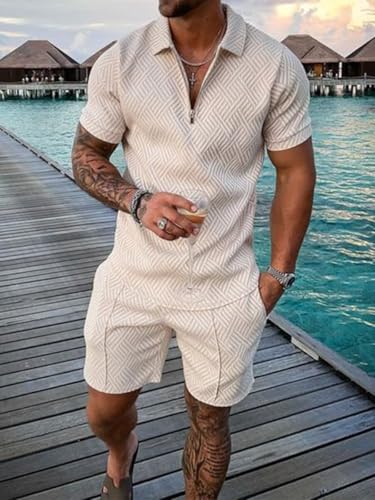 Size M Black Blue Mixed Mens Short Sets 2 Piece Outfits Polo Shirt Fashion Summer Tracksuits Casual Set Short Sleeve and Shorts Set for Men