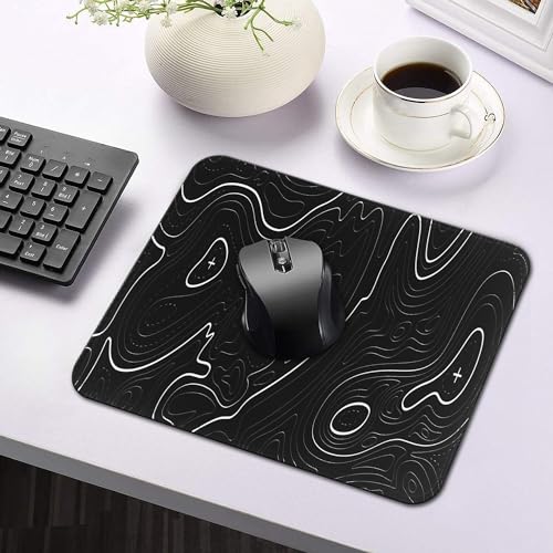 HoYiXi Mouse Mat 2 Pack(270 x 210 x 3 MM,Mouse Pad Soft Smooth Surface and Anti-Slip Rubber Base Waterproof Soft Cloth MousePads for Home Office Work, 270 x 210 x 3 MM,Black