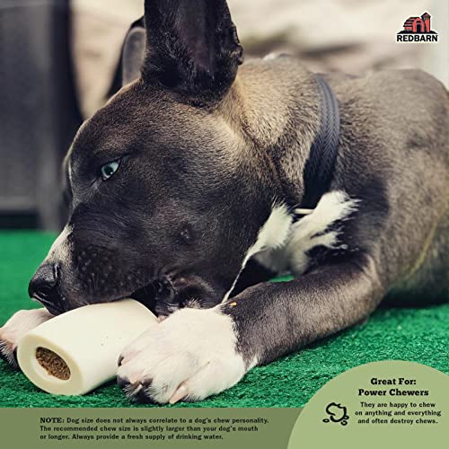 Redbarn Filled Dog Bones Peanut Butter, Cheese N' Bacon, Beef, Natural Long-Lasting Dental Treats; Suitable for Aggressive Chewers. Beef, Small 3" - 1 Bone