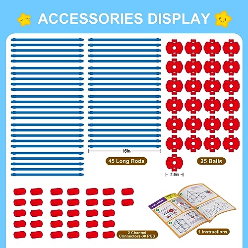 Fort Building Kit for Kids,STEM Construction Toys, Educational Gift for 3 4 5 6 7 8 9 10 11 12 Years Old Boys and Girls,Ultimate Creative Set for Indoor & Outdoors Activity,140 Pcs,Green