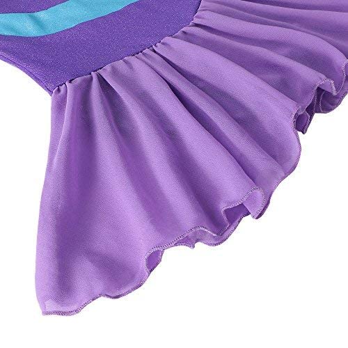 Kidsparadisy gymnastics leotards for girls long sleeve dress black ballet leotard 2t 3t (100(2-3Y), Black-hotpink)