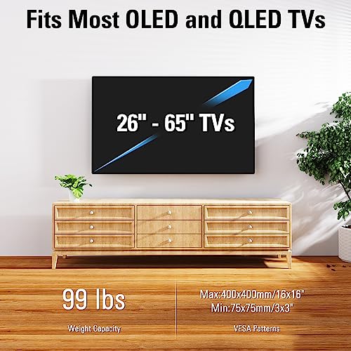 Mounting Dream Long Arm TV Wall Mount for Most 26-65 Inch TVs, 30 Inch Long Extension TV Mount Swivel and Tilt, Full Motion Wall Mount TV Bracket Fit Max VESA 400x400mm,Up to 99 lbs, MD2286-M