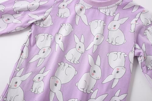 Little Girls Pajamas Toddler Fairy Pjs 100% Cotton Long Sleeve Sleepwear Pj Set Kids Ballerina Pjs Winter Clothes Set 3T 2012