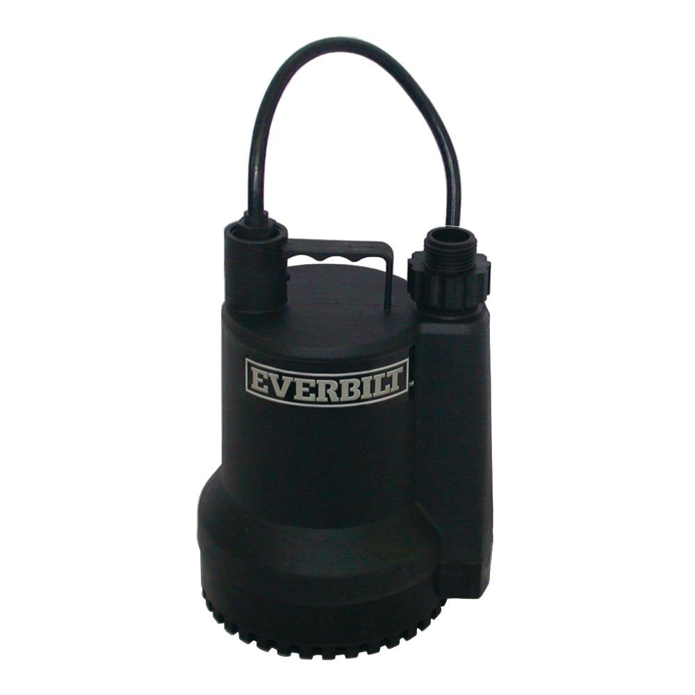 Everbilt SUP54-HD 1/6 HP Plastic Utility Pump