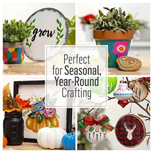 FolkArt Multi-Surface Acrylic Paint (8 oz), , Pure Black