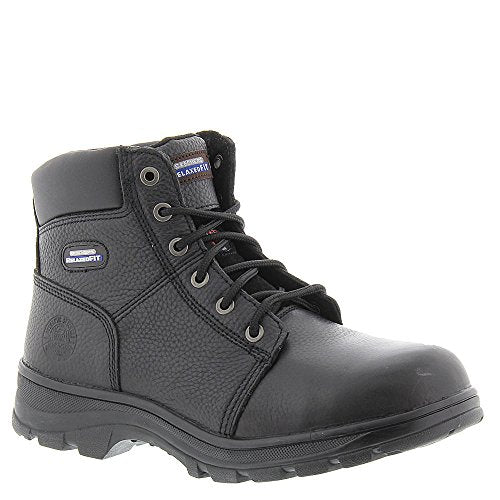 Skechers for Work Men's Workshire Relaxed Fit Work Steel Toe Boot,Black,15 M US