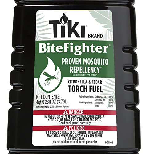 Tiki Brand BiteFighter Mosquito Repellent Torch Fuel, 64 Ounces