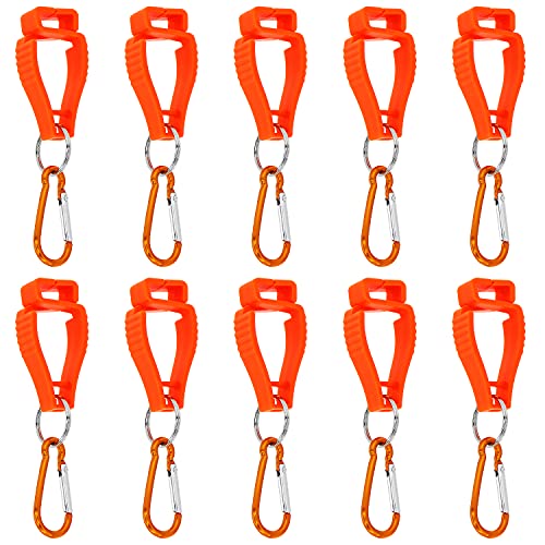 RichardJov 6PCS New Blue Glove Clips for Work, Construction, and Safety