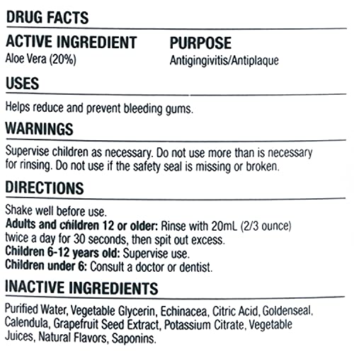 The Natural Dentist Healthy Gums Antigingivitis/Antiplaque Rinse and Orange Zest Flavor Mouthwash Bundle, 16.9 oz Bottles (2 pk)