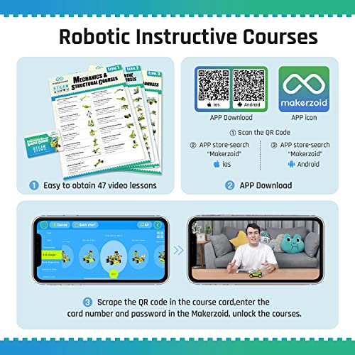 Coding Robot Kit for Kids Ages 6+, 200+ in 1 APP Control Dinosaur Robot Toy, Educational Scratch Programming Robotic Kit with 47 Video Courses,Birthday for Boys Girls(600 Blocks)