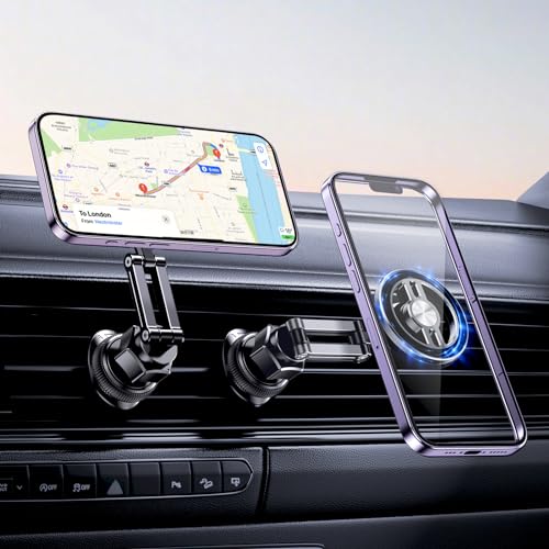 OATSBASF Car Phone Holder Mount 2023 Upgrade Gravity Car Phone Mount, Hands Free Phone Holder, Gravity Air Vent Car Mount, Suitable for Mobile Phones Under 7 inches (X01)