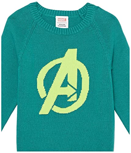 Amazon Essentials Disney | Marvel | Star Wars Boys' Crewneck Sweaters, Avengers Logo - Boys, X-Small