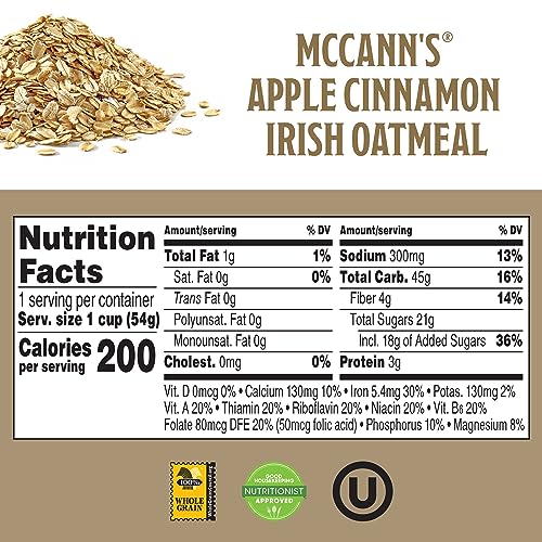 McCann's Instant Oatmeal, Three Flavor Variety Pack, 10 Packets