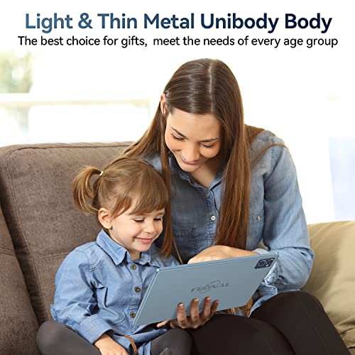 Tablet 2024 Newest Android Tablet 10 inch, Octa-Core 5G WiFi Tablet with Keyboard, 128GB + 8GB + 1TB Expandable Storage, Large Touch-Screen Tablet, 13MP Dual Camera/Bluetooth/GPS/HD Display/Mouse/Case