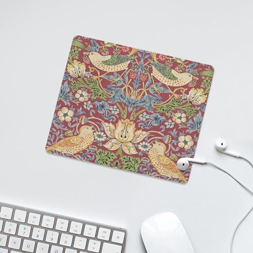 Keebik Gaming Mouse Pad, William Morris Mouse Pad7.1 x8.7 Inch Computer Mouse Mat Keyboard Full Desk Mousepad for Gaming, Office, Home